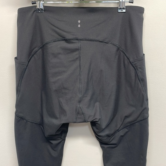 Thinx Moderate Absorbency Activewear Leggings High Rise Pockets Black L - Picture 5 of 15